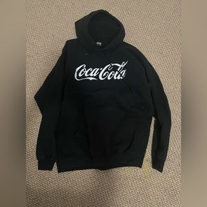 Black Coca-Cola Gildan hoodie